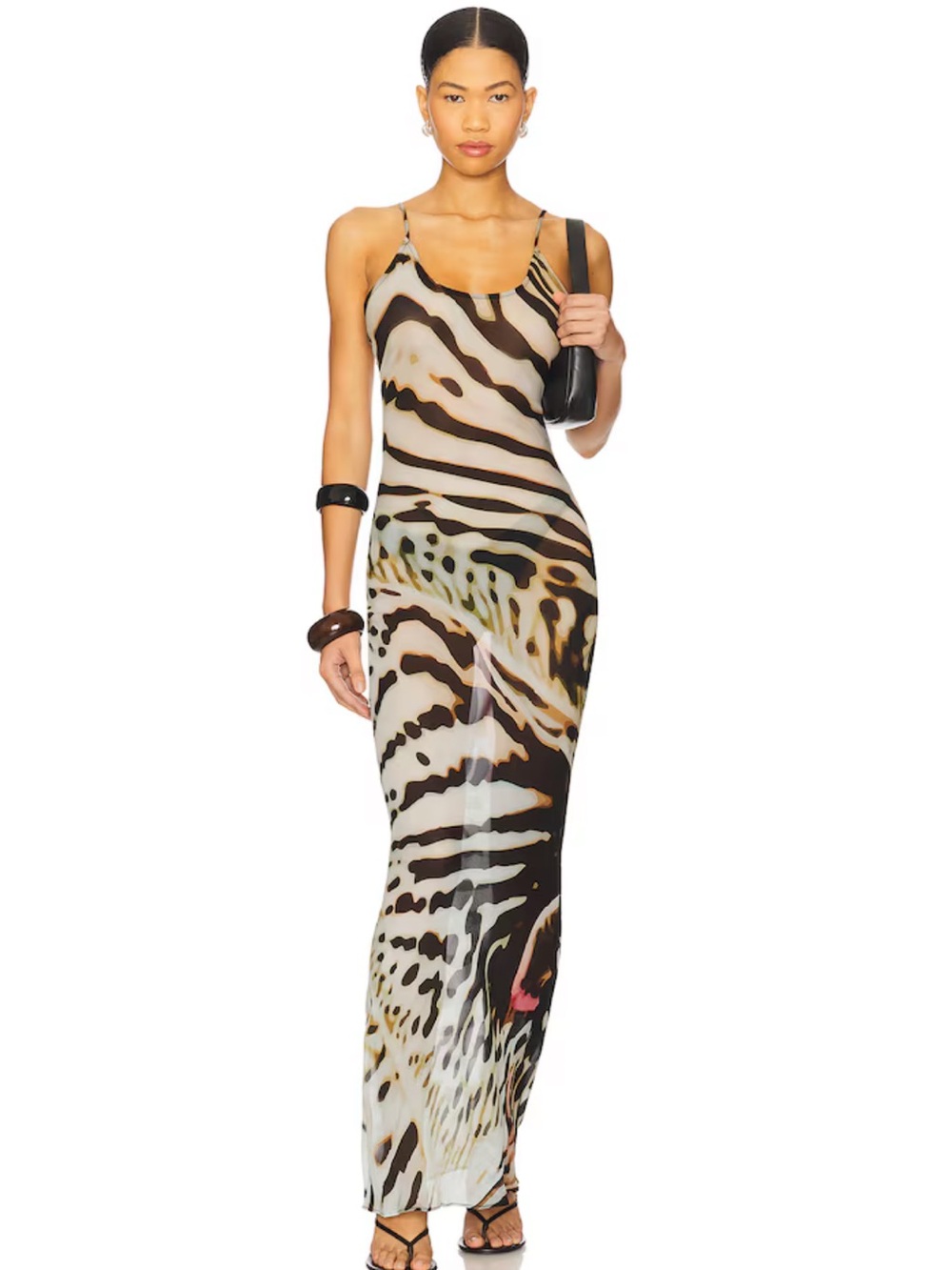 1XBLUE Maxi Dress in Orchid Stripe - Picture 2 of 6